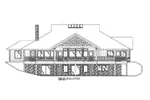 Luxury House Plan Rear Elevation - 088D-0665 - Shop House Plans and More
