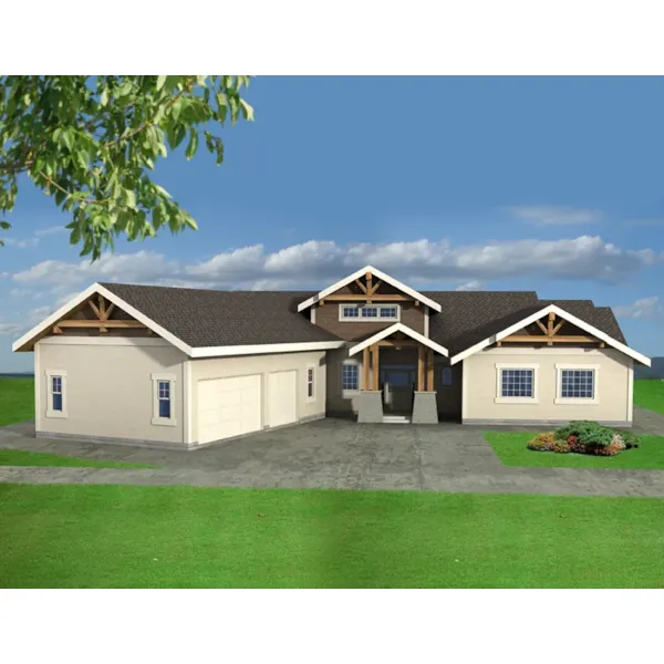 Front of Home - 088D-0686 - Shop House Plans and More