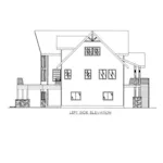 Beach & Coastal House Plan Left Elevation - 088D-0696 - Shop House Plans and More