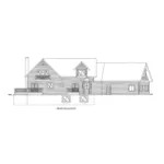 Rear Elevation - 088D-0700 - Shop House Plans and More