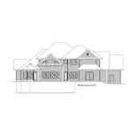 Country House Plan Rear Elevation - 088D-0708 - Shop House Plans and More