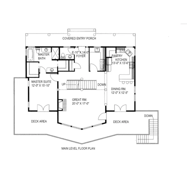 First Floor - 088D-0710 - Shop House Plans and More