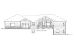 Arts & Crafts House Plan Front Elevation - Nevin Hill Ranch Home 088D-0724 - Shop House Plans and More