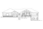 Vacation House Plan Front Elevation - Nevin Hill Ranch Home 088D-0724 - Shop House Plans and More