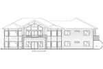 Vacation House Plan Rear Elevation - Nevin Hill Ranch Home 088D-0724 - Shop House Plans and More