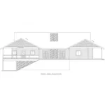 Contemporary House Plan Right Elevation - 088D-0727 - Shop House Plans and More