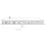 Rear Elevation - 088D-0728 - Shop House Plans and More