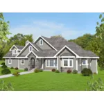 Victorian House Plan Front of Home - Parker Lake European Home 088D-0733 - Shop House Plans and More