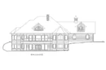 Victorian House Plan Rear Elevation - Parker Lake European Home 088D-0733 - Shop House Plans and More