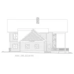 Ranch House Plan Right Elevation - Patterson Country Home 088D-0734 - Shop House Plans and More