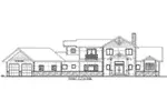 Ranch House Plan Front Elevation - Rossman Craftsman Home 088D-0736 - Shop House Plans and More