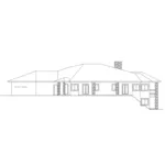 Sunbelt House Plan Right Elevation - Hannon Place Luxury Home 088D-0741 - Shop House Plans and More