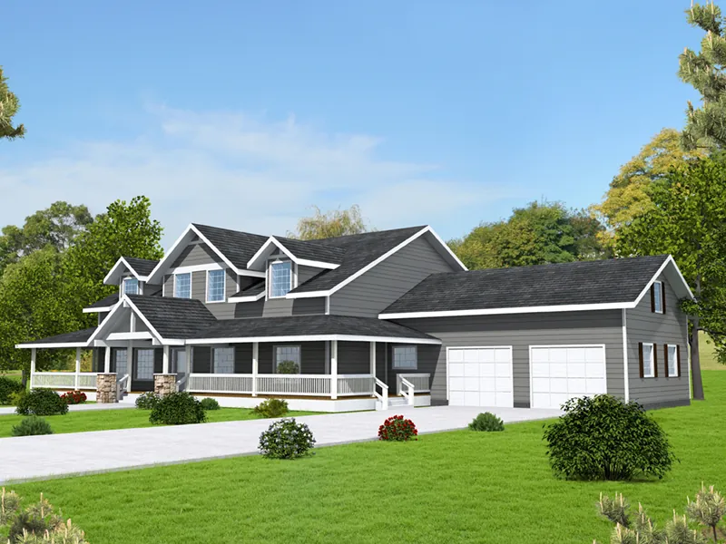Country House Plan Front of Home - Rosenblum Country Home 088D-0746 - Shop House Plans and More