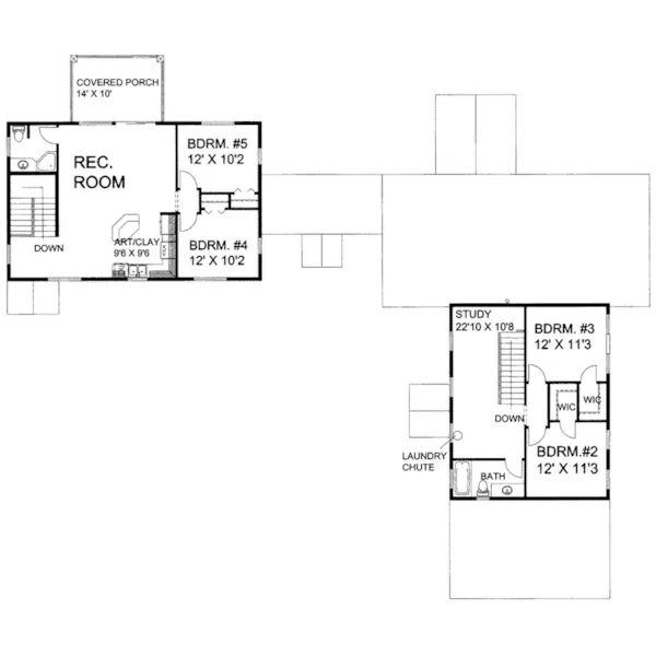 Second Floor - Barnhill Lane Country Home 088D-0792 - Shop House Plans and More