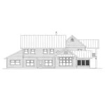 Rear Elevation - Barnhill Lane Country Home 088D-0792 - Shop House Plans and More