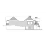 Right Elevation - Barker Bend Craftsman Home 088D-0800 - Shop House Plans and More