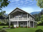 Building Plans Front of Home - 088D-0824 | House Plans and More