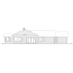 Contemporary House Plan Rear Elevation - 088D-0833 - Shop House Plans and More