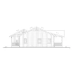 Left Elevation - 088D-0836 - Shop House Plans and More