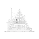 Cabin & Cottage House Plan Rear Elevation - 088D-0841 - Shop House Plans and More