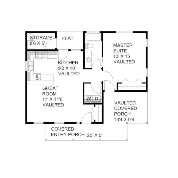 Country House Plan First Floor - 088D-0866 | House Plans and More