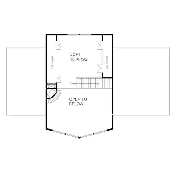 Mountain House Plan Second Floor - 088D-0868 | House Plans and More