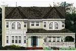 Victorian Style Two-Story With Grand Turrets And Intricate Wrap-Around Porch 