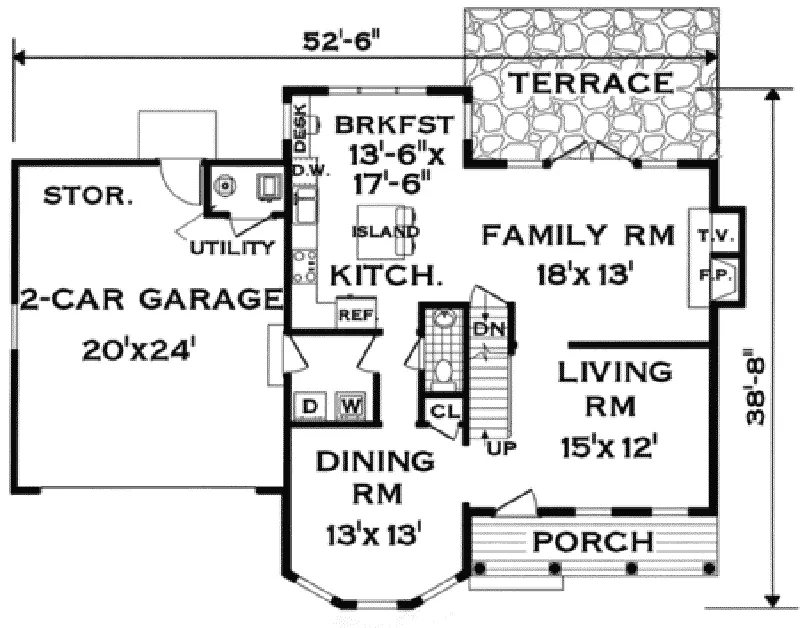 Country House Plan First Floor - Edgercrest Victorian Home 089D-0016 - Search House Plans and More