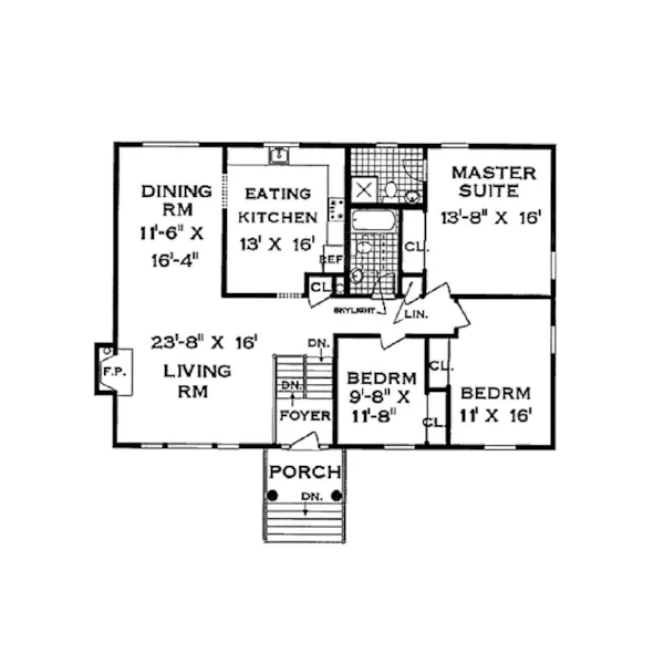 Luxury House Plan First Floor - Manville Traditional Home 089D-0025 - Shop House Plans and More