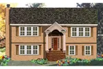 Traditional Style Brick Home With Raised Front Porch