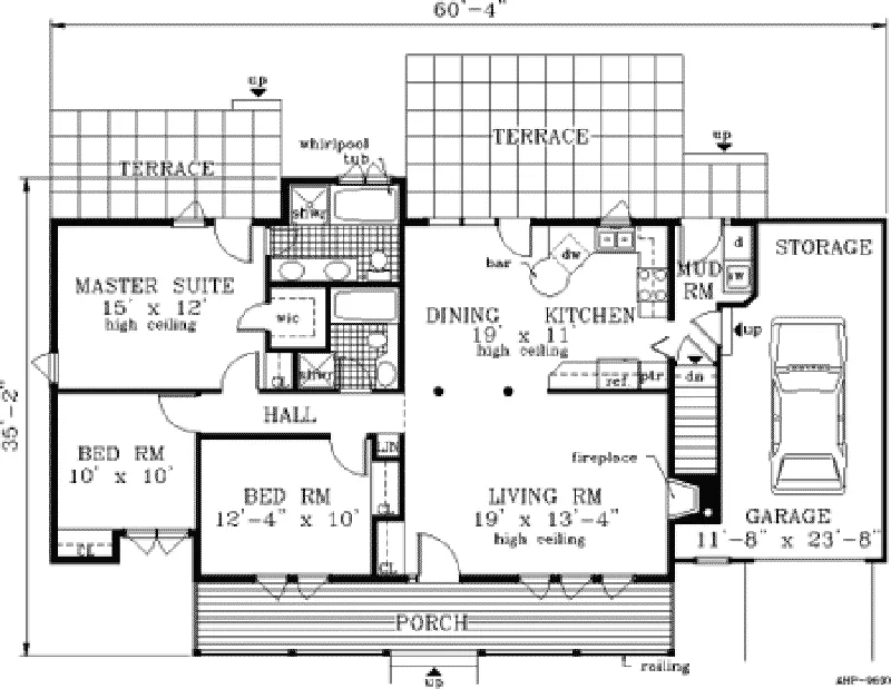 Traditional House Plan First Floor - Edgewood Manor Cape Cod Home 089D-0065 - Search House Plans and More
