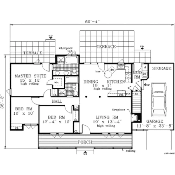 Traditional House Plan First Floor - Edgewood Manor Cape Cod Home 089D-0065 - Search House Plans and More