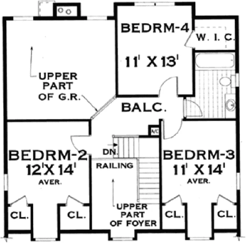 Country House Plan Second Floor - Cheverie Southern Home 089D-0113 - Search House Plans and More
