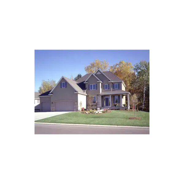 Gracious Two-Story Home With Covered Front Porch And Multiple Gables