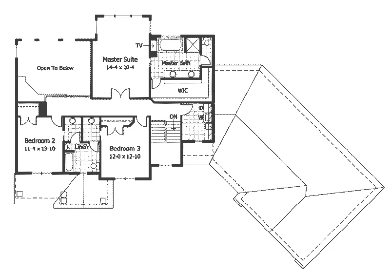 Country House Plan Second Floor - Breitenfeld Luxury Home 091D-0018 - Search House Plans and More