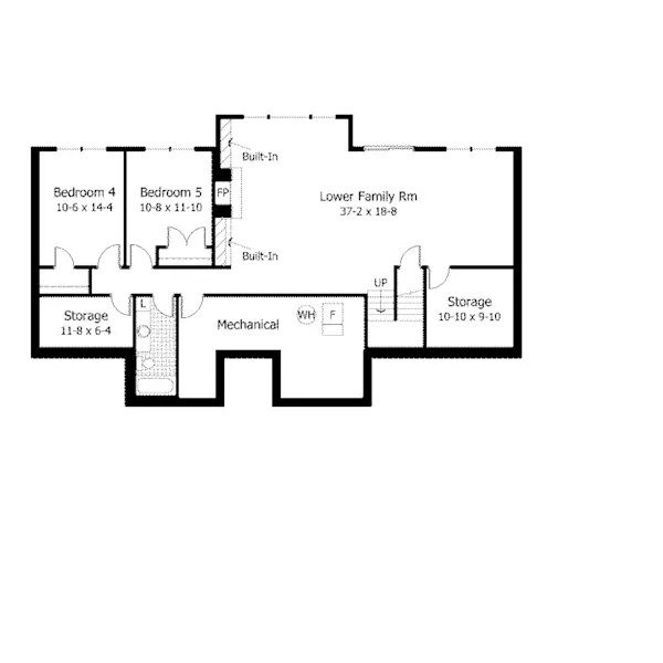 Luxury House Plan Lower Level Floor - Hallberg Hill Luxury Home 091D-0020 - Search House Plans and More