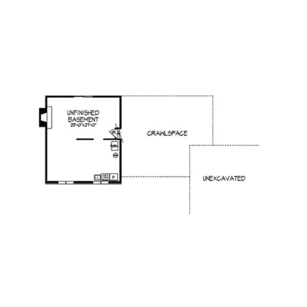 Country House Plan Second Floor - Santana Split-Level Tudor Home 091D-0039 - Shop House Plans and More