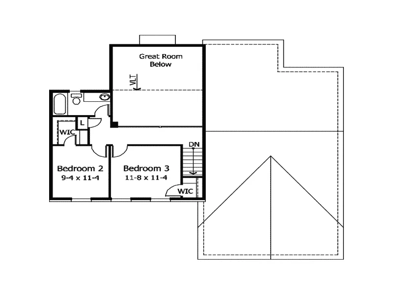 Traditional House Plan Second Floor - Riccardo Traditional Home 091D-0043 - Shop House Plans and More