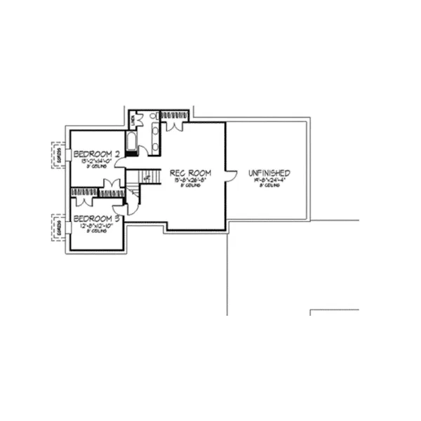 Ranch House Plan Second Floor - Corinne Creek Ranch Home 091D-0044 - Search House Plans and More