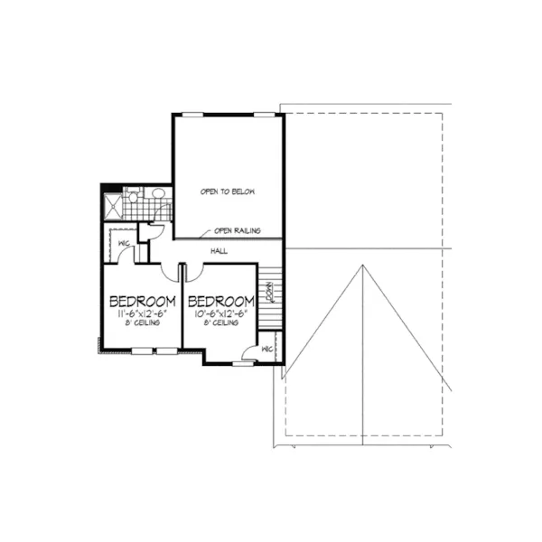 European House Plan Second Floor - Enloe European Home 091D-0049 - Search House Plans and More