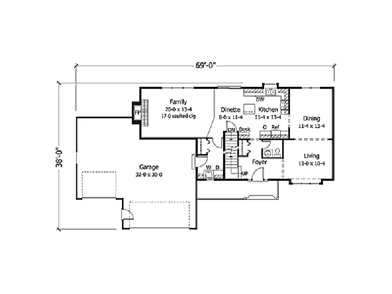 Southern House Plan First Floor - Charleville Country Home 091D-0053 - Search House Plans and More