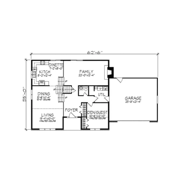 Traditional House Plan First Floor - Nico Traditional Home 091D-0062 - Shop House Plans and More