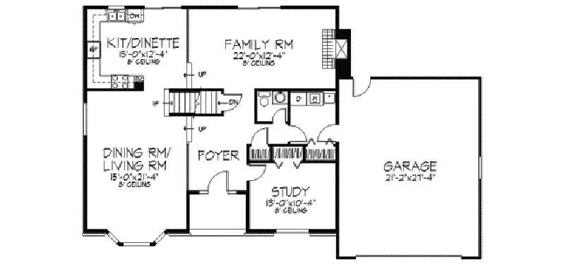 Southern House Plan First Floor - Nothrup Traditional Home 091D-0079 - Shop House Plans and More