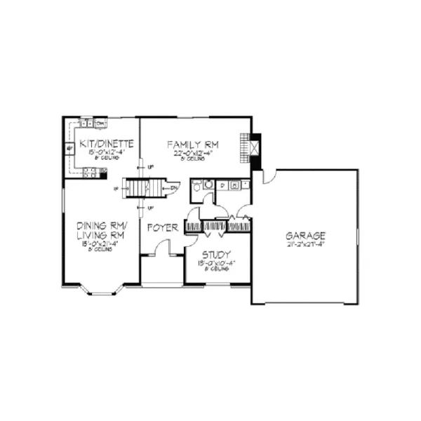 Country House Plan First Floor - Nothrup Traditional Home 091D-0079 - Shop House Plans and More