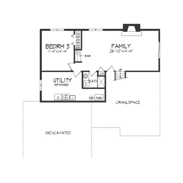 European House Plan Lower Level Floor - Rainham Place Victorian Home 091D-0081 - Shop House Plans and More