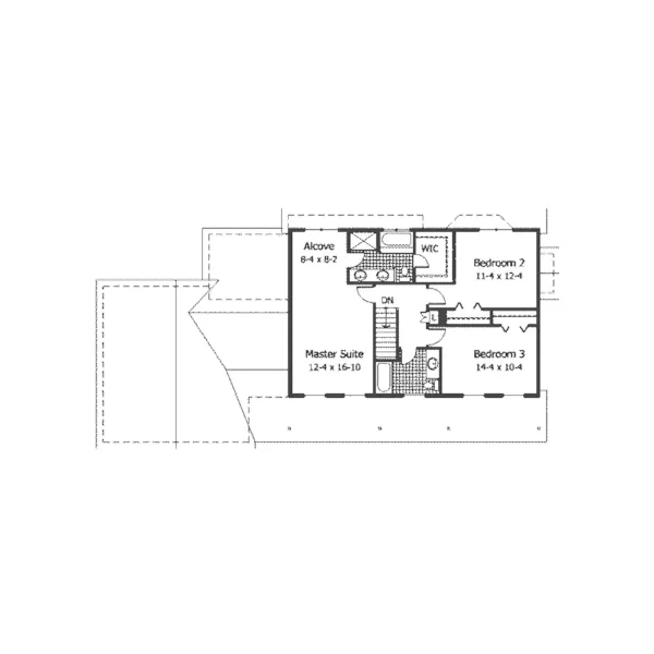 Country House Plan Second Floor - Stillcreek Colonial Home 091D-0089 - Shop House Plans and More