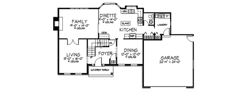 Country House Plan First Floor - Chaffin European Home 091D-0121 - Search House Plans and More