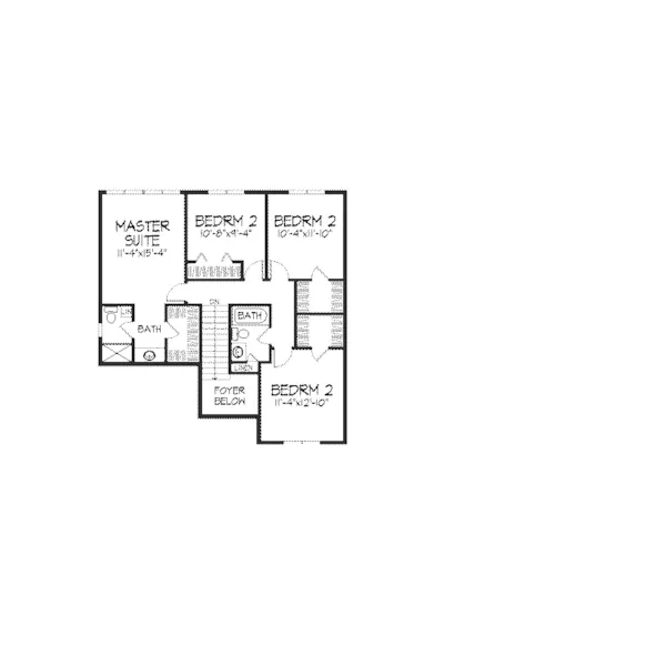 Contemporary House Plan Lower Level Floor - Davinci Traditional Modern Home 091D-0132 - Search House Plans and More