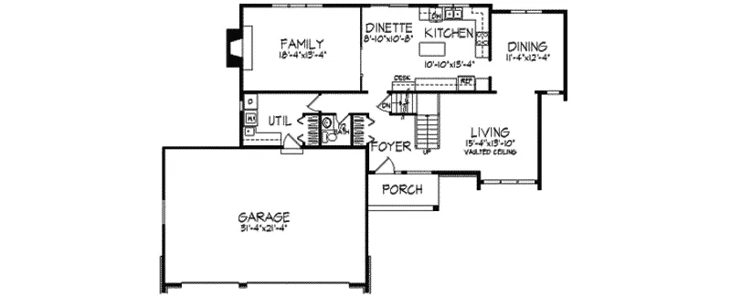 Traditional House Plan First Floor - Presberry Traditional Home 091D-0135 - Shop House Plans and More