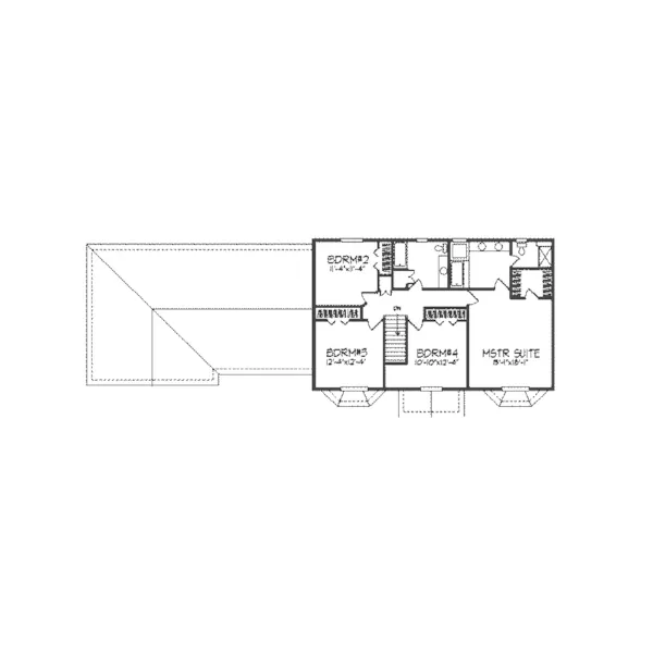 Country House Plan Second Floor - Bramley Manor European Home 091D-0141 - Search House Plans and More